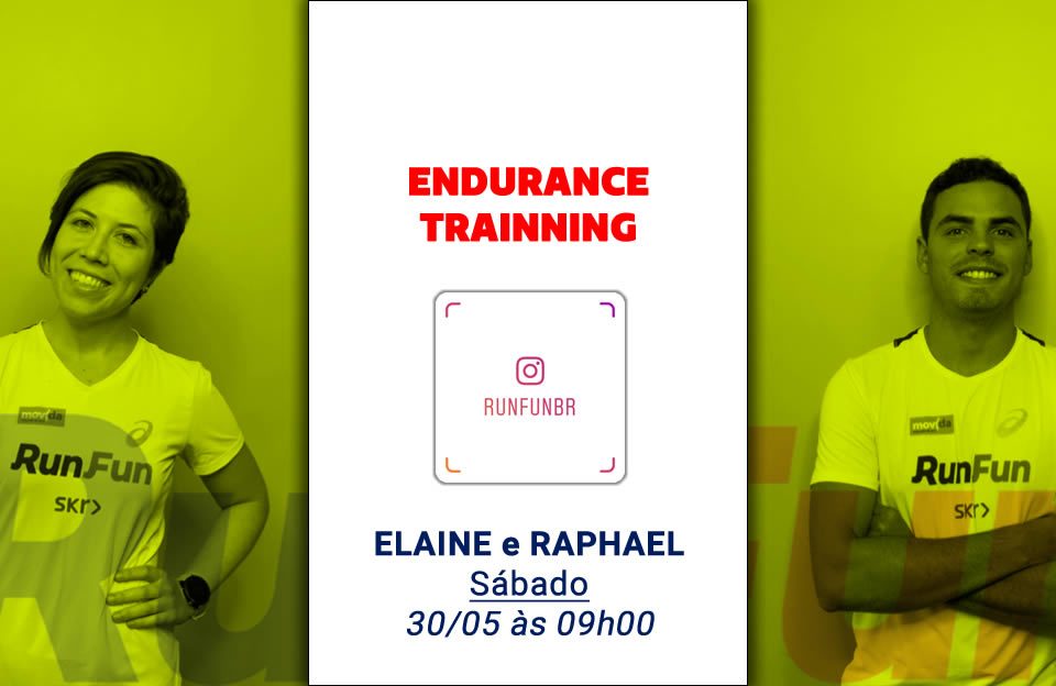 Live RunFun Endurance Trainning Elaine e Raphael - 30-05