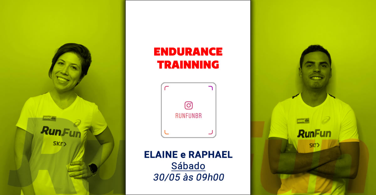 Live RunFun Endurance Trainning Elaine e Raphael - 30-05