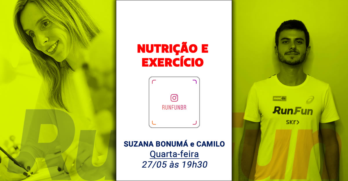 Live RunFun Nutrição Exercício Suzana Bonumá Camilo - 27-05