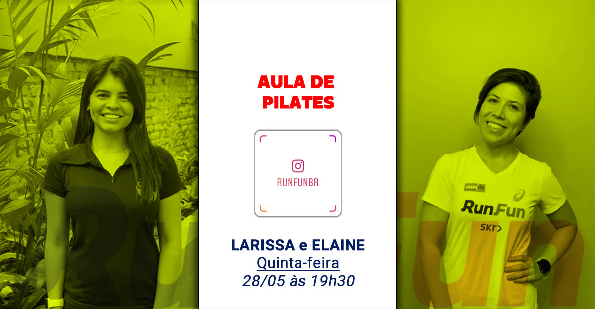 Live RunFun Pilates Elaine Larissa Reactive - 28-05