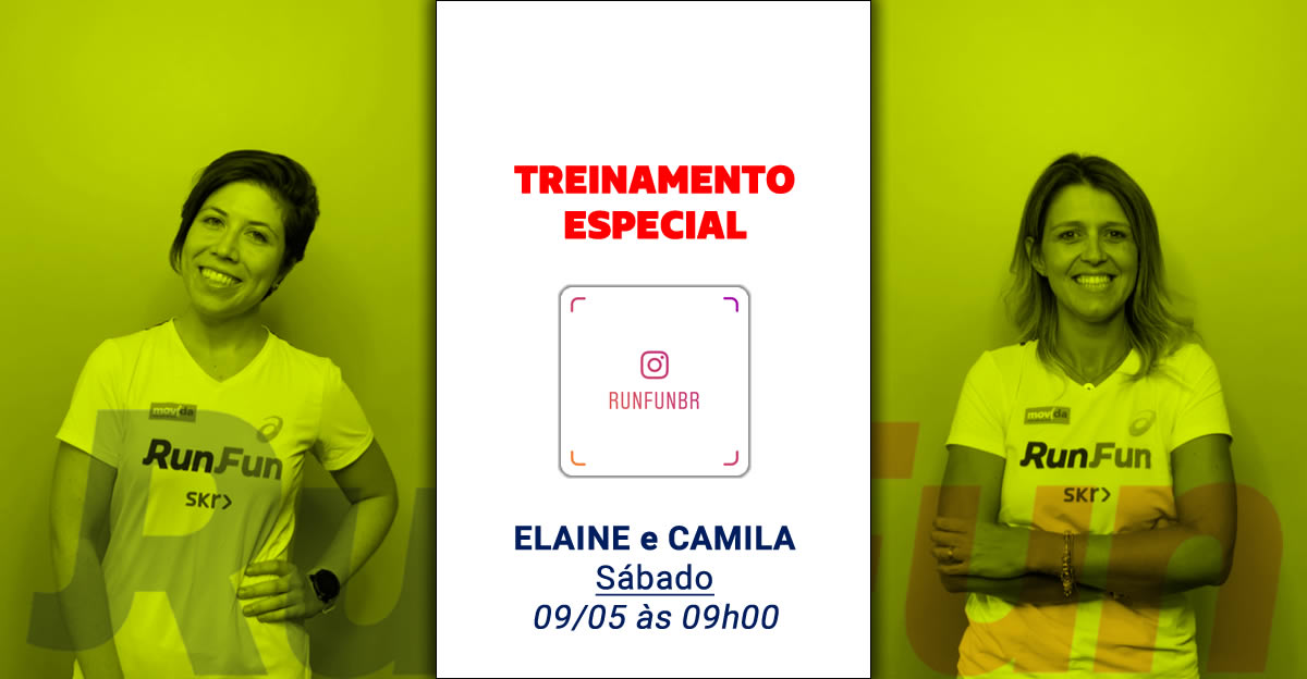Live RunFun Treinamento Especial Elaine e Camila 09-05