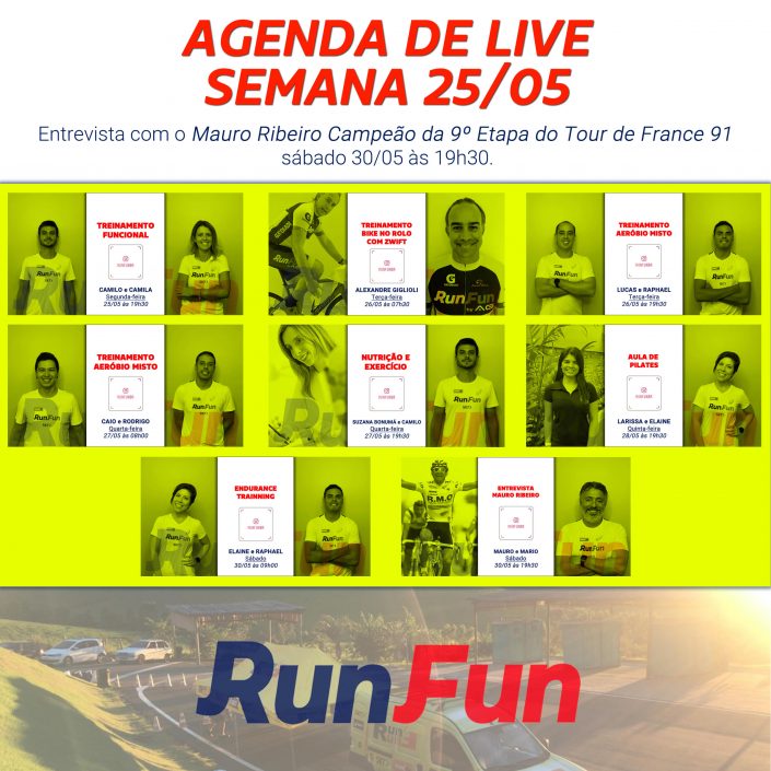 LIVES – Programação da Semana 25-05-2020 LIVES - Programação da Semana 25-05-2020