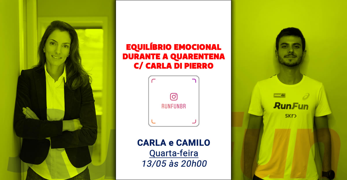 Live – Equilíbrio Emocional durante a Quarentena com Carla Di Pierro
