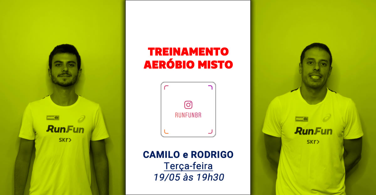 Live – Treino Aeróbio Misto – 19/05/2020