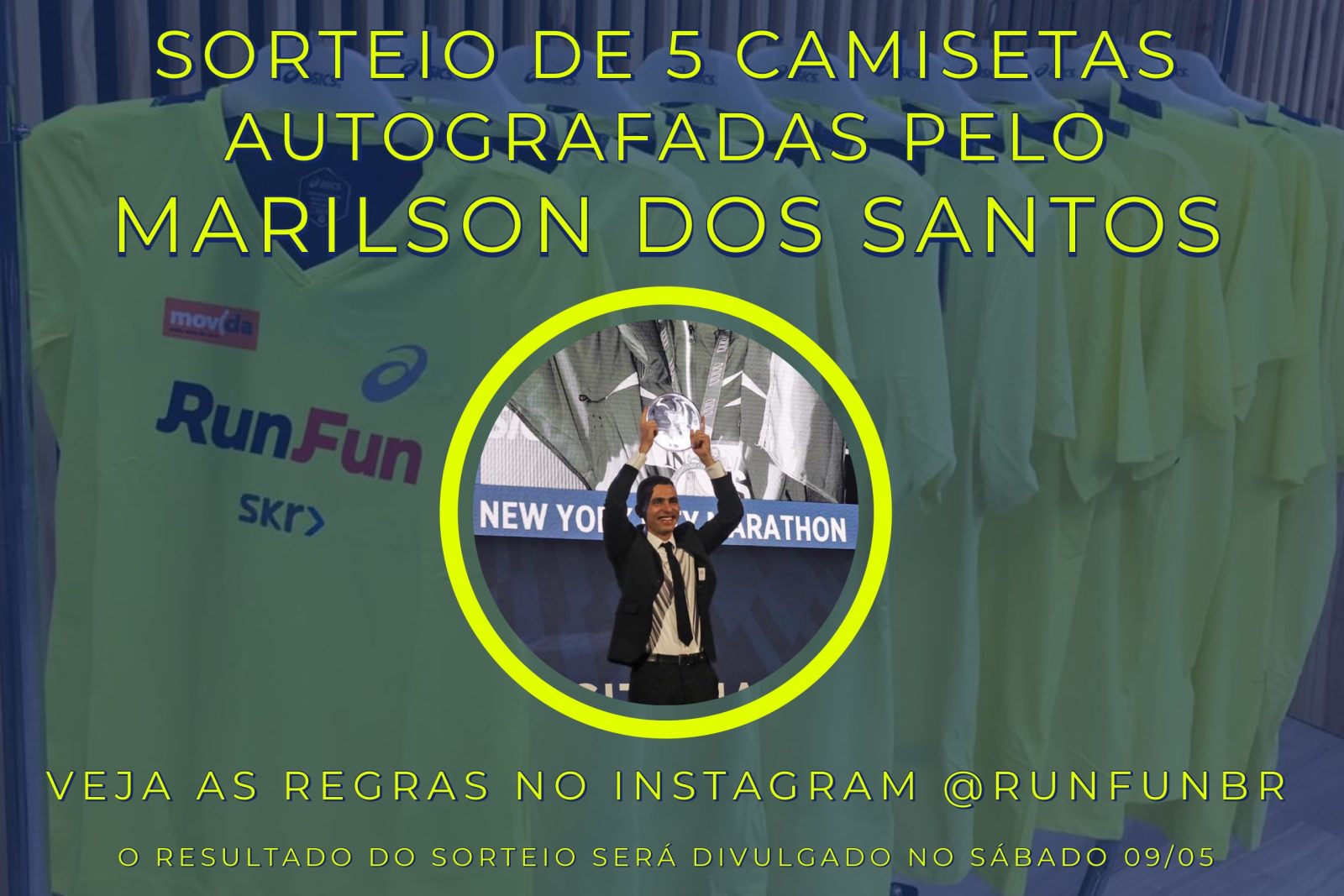 Sorteio de Camisetas Autografadas pelo Marilson dos Santos