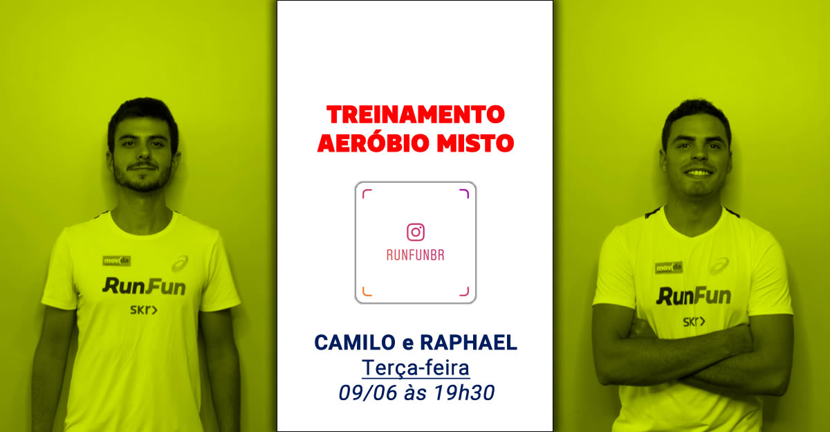 Live – Treino Aeróbio Misto – 09/06/2020