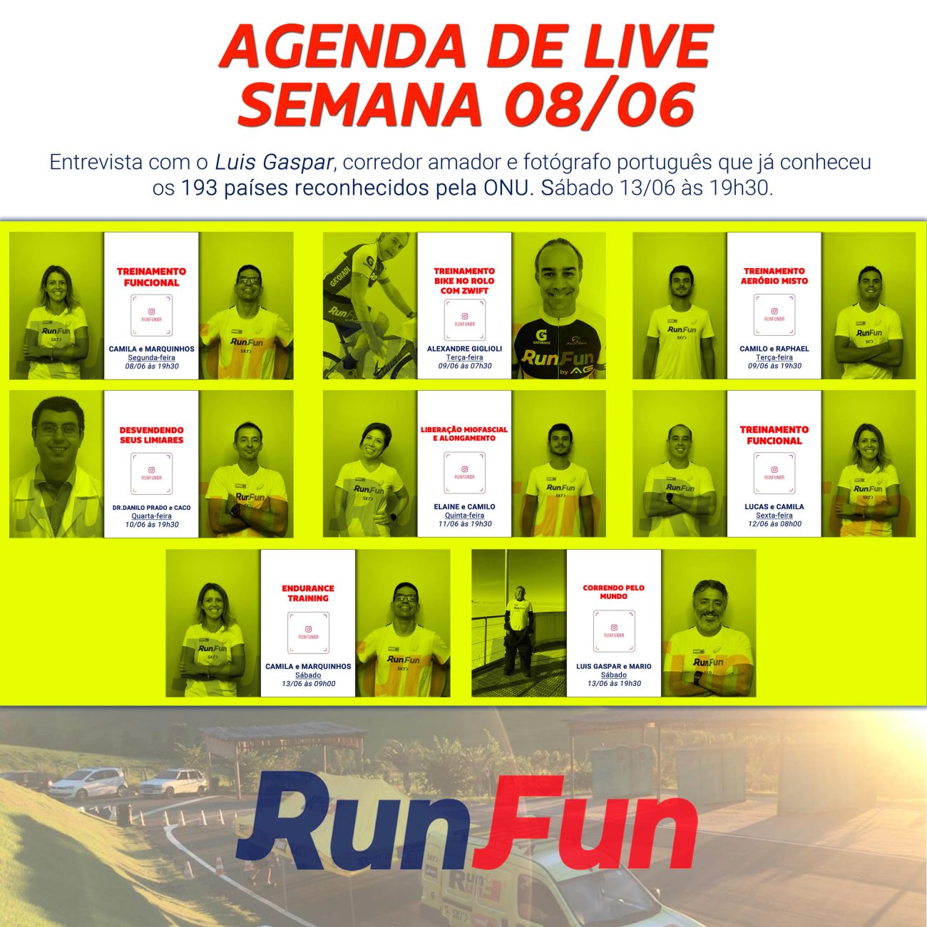 Lives – Programação da Semana 08/06/2020