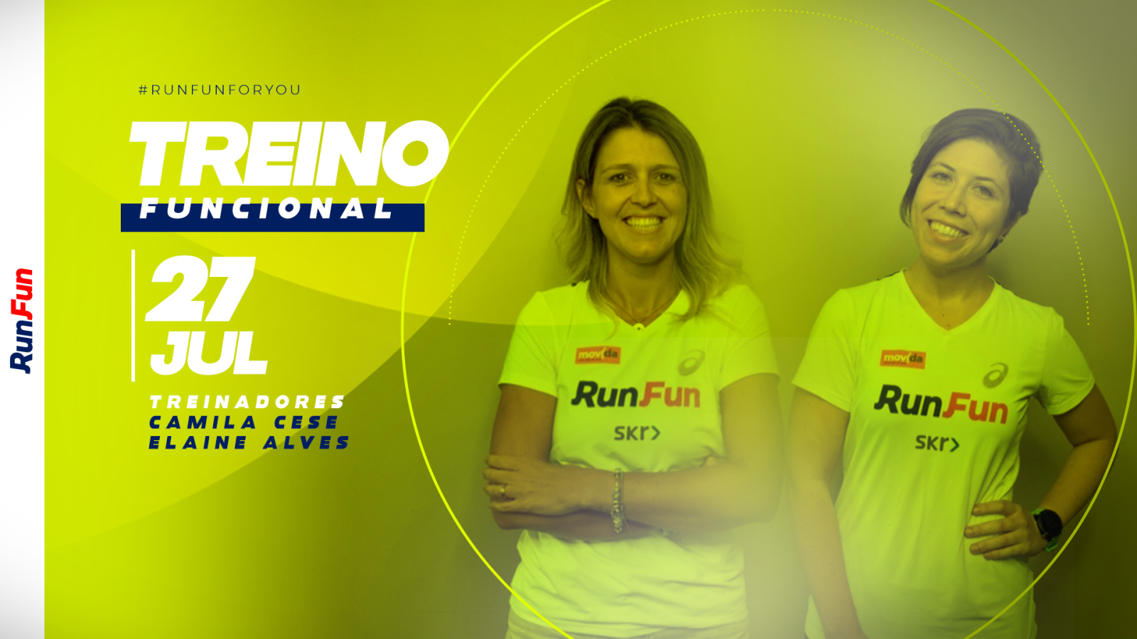 Treino Funcional – Treinadoras: Camila e Elaine – 27/07
